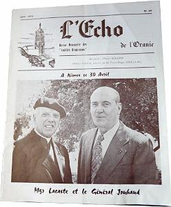 ORAN MONSEIGNEUR LACASTE ET LE GENERAL JOUHAUD